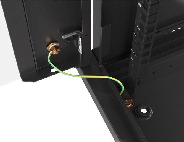 Kabinet Lanberg WF01-6418-10B, 19", 18U, i zi