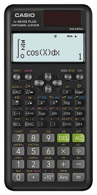 Kalkulator shkencor Casio FX-991ES PLUS 2, ekran Natural Textbook Display, xhepi, i zi