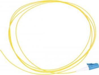Kabllo optike Extralink Pigtail LC UPC, SM G.652D, 2m, e verdhë