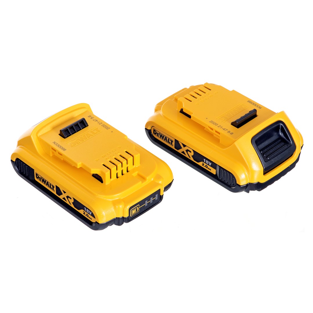 Shpues vidhosës Dewalt DCD708D2T, 18V, 2x bateri 2Ah, i verdhë