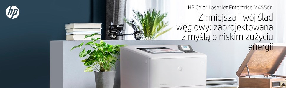 Printer HP Color LaserJet Enterprise M455dn, lazer me ngjyra, i bardhë
