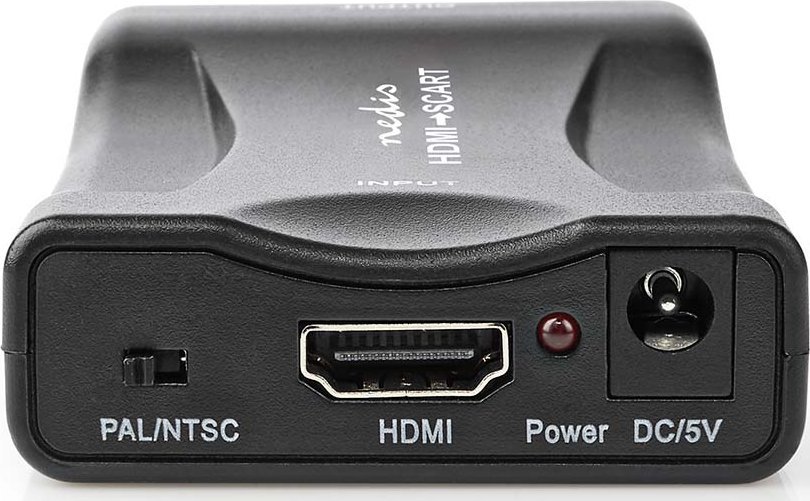 Konvertues HDMI në SCART Nedis, 1080p, Audio Adapter, i zi