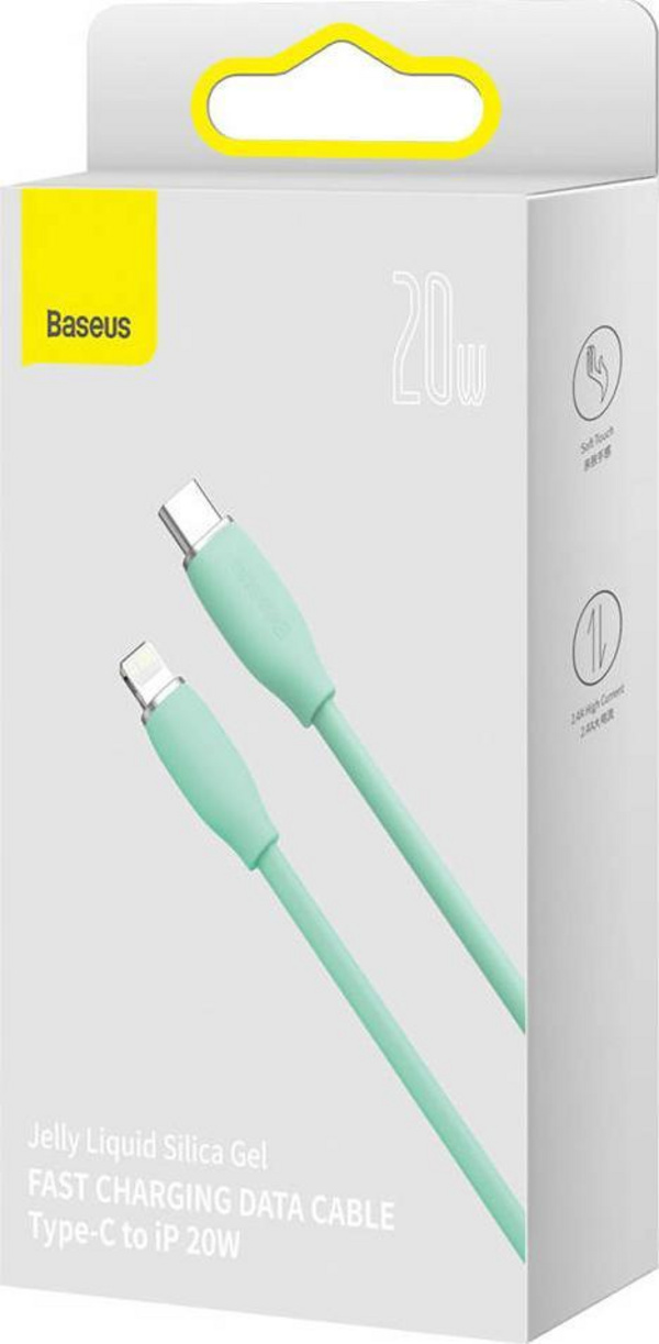 Kabllo Baseus USB-C (6932172603953), 2 m, e gjelbër