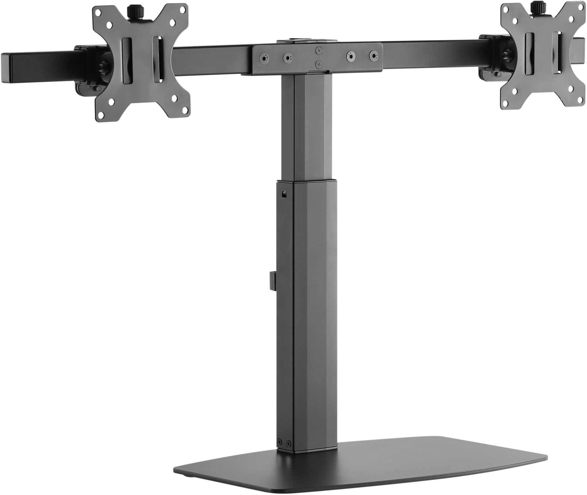 Krah monitori AlzaErgo Arm D30B, për 2 monitorë deri 27", me sustë gazi, i zi