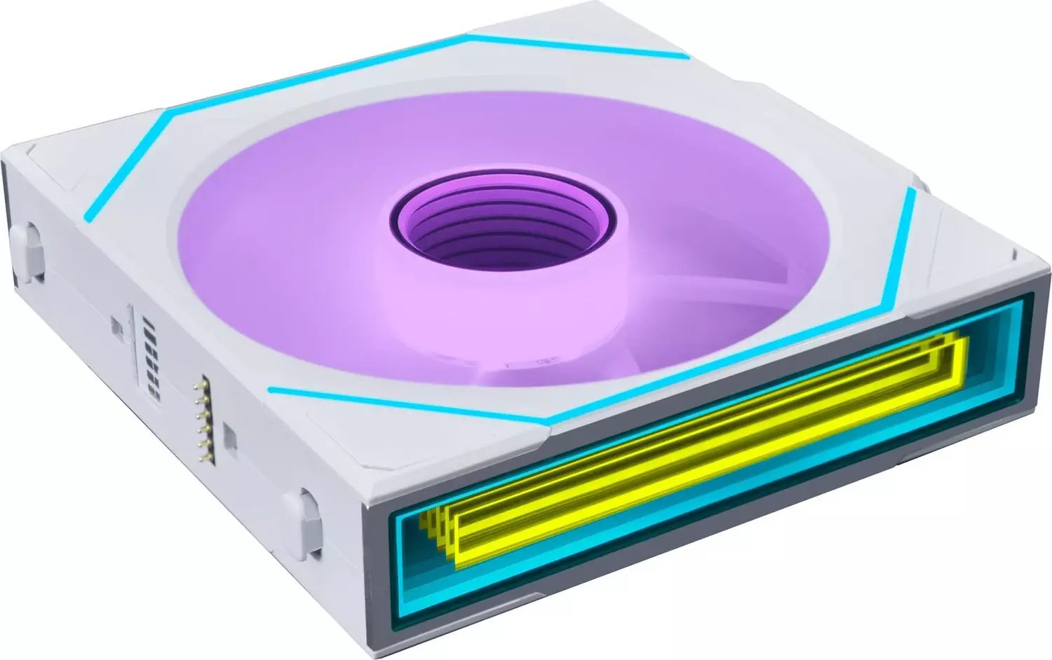 Ventilator PC Lian Li UNI FAN SL Infinity Wireless, 120mm, ARGB PWM, i bardhë