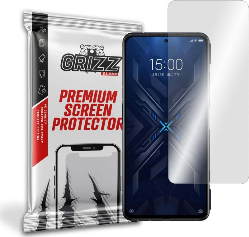 Xham mbrojtës GrizzGlass Hybrid Glass, për Xiaomi Black Shark 4 5G, transparent