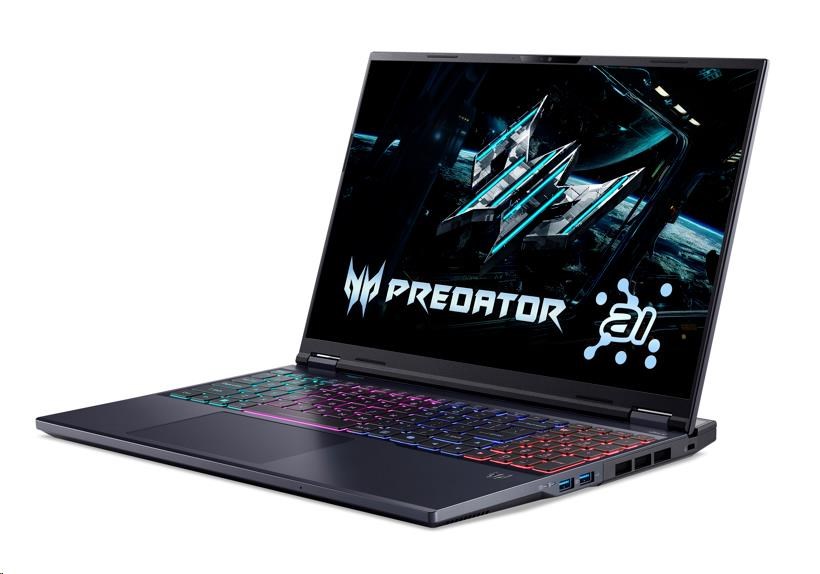 Laptop gaming Acer Predator Helios Neo 16 AI PHN16-73-91XS, 16", Intel Ultra 9, 32GB RAM, 1TB SSD, RTX 5060, i zi