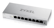 Switch i menaxhueshëm ZYXEL GS1200-8HPV3, 8 porta Gigabit, PoE, i zi