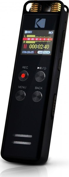 Regjistrues zanor Kodak VRC 550, memorie e brendshme, USB C, i zi