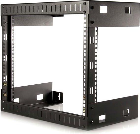 Raft muri rrjeti StarTech 8U 19", 2 post, i zi