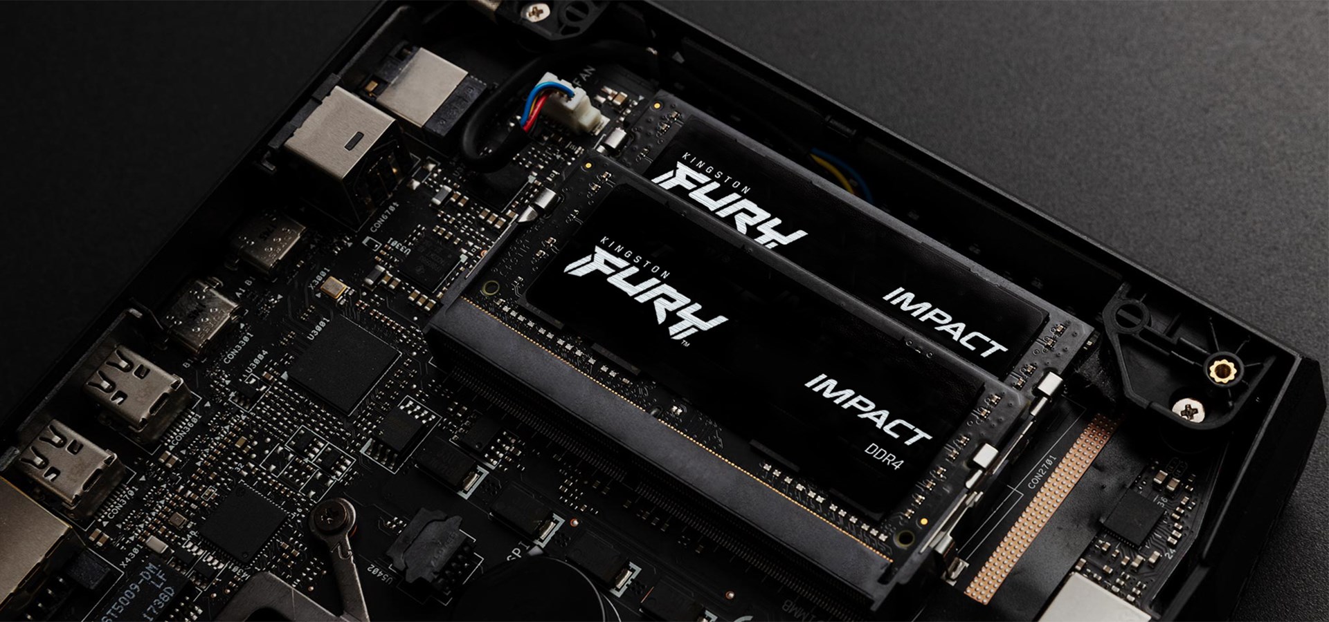 Memorie RAM Kingston FURY Impact, 32GB, DDR4, 3200 MHz, e zezë