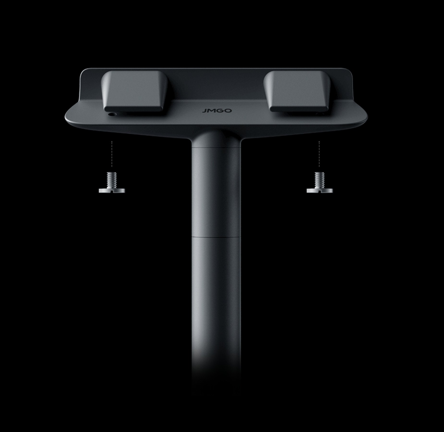 Stativ dyshemeje për projektor JMGO Floor Stand, rrotullim 360°, me kanal kabllosh, i zi