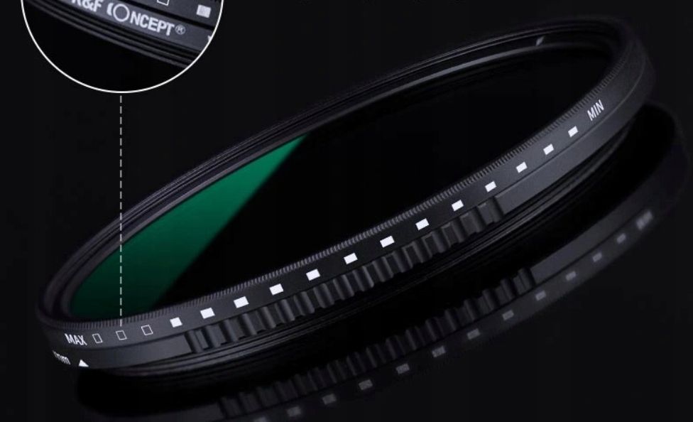 Filtër fotografik K&amp;F Concept KF X Fader, 52mm, ND8 ND128, gri