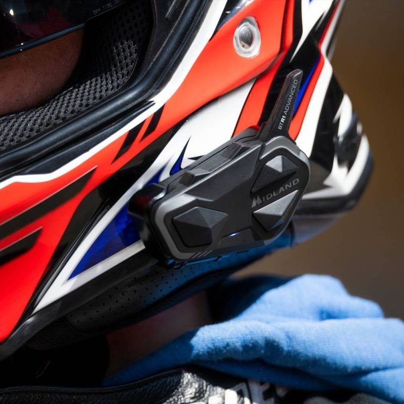 Interkom moto Midland BTR1 Advanced Twin Set, 1.2 km, Bluetooth, i zi