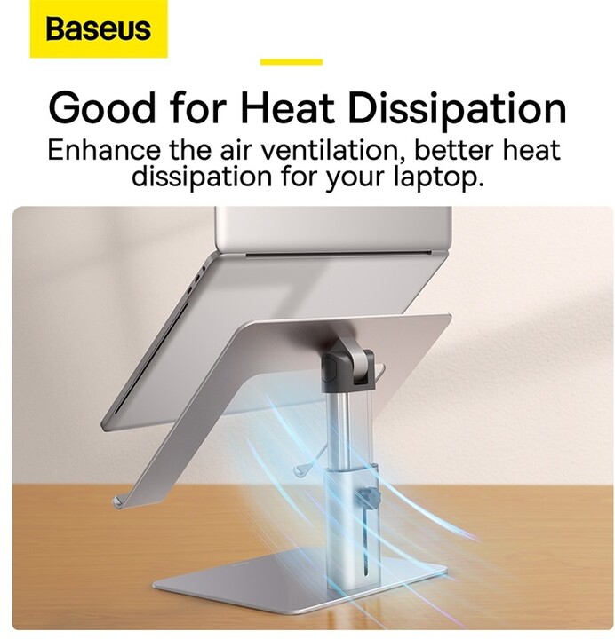 Mbajtëse laptopi Baseus, e argjendtë