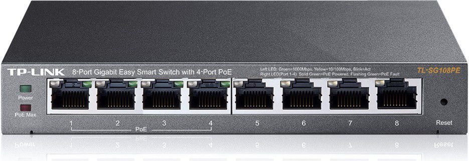 Ndërprerës TP-Link TL-SG108PE