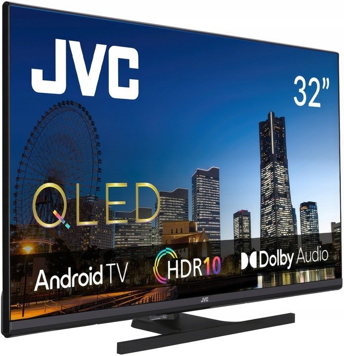 Televizor JVC LT-32VQF540A, 32", QLED Full HD, Android TV, i zi