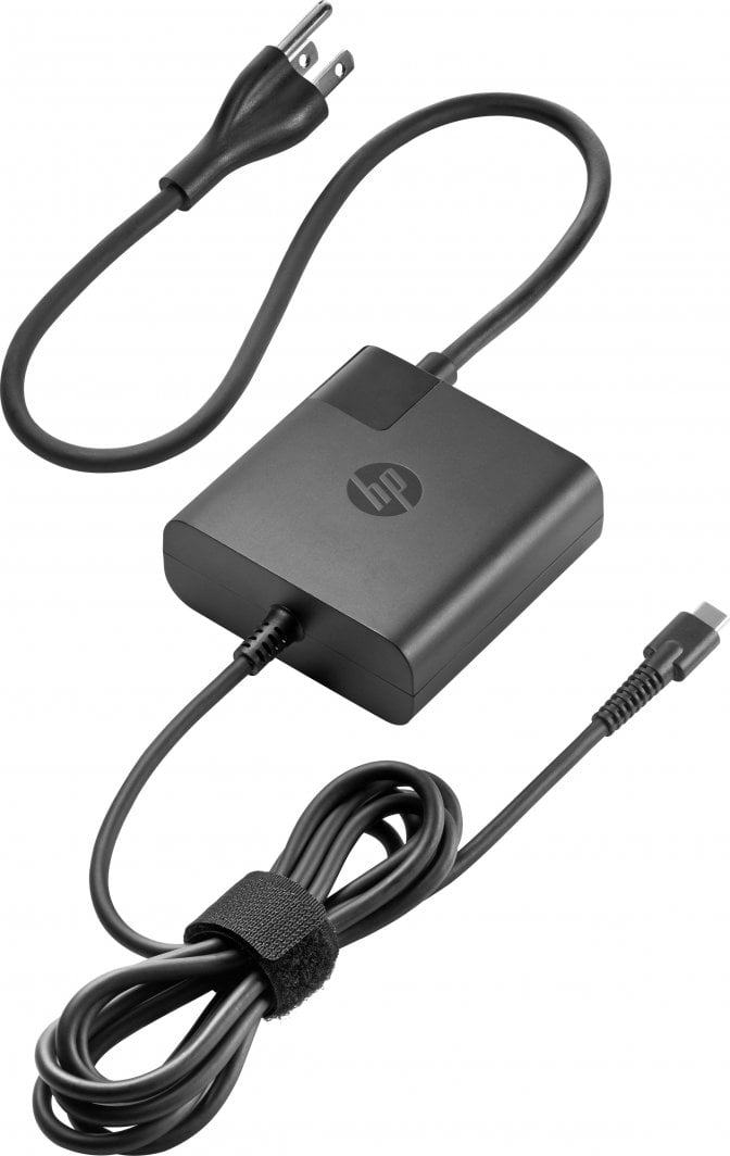 Përshtatës energjie për laptop HP, 65W, USB-C, i zi