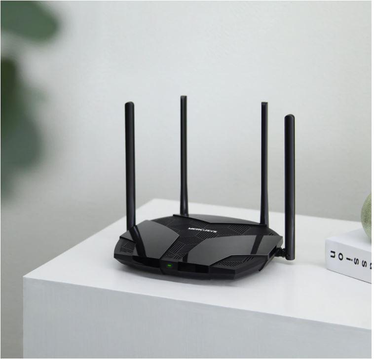 Ruter Mercusys MR80X AX3000, Wi‑Fi 6, Dual Band, i zi