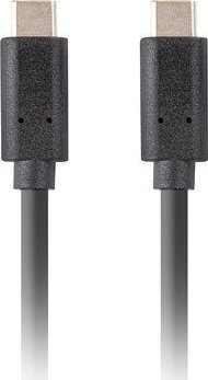 Kabllo USB Lanberg CA-CMCM-32CU-0010-BK, USB-C në USB-C, 1 m, 100 W, e zezë