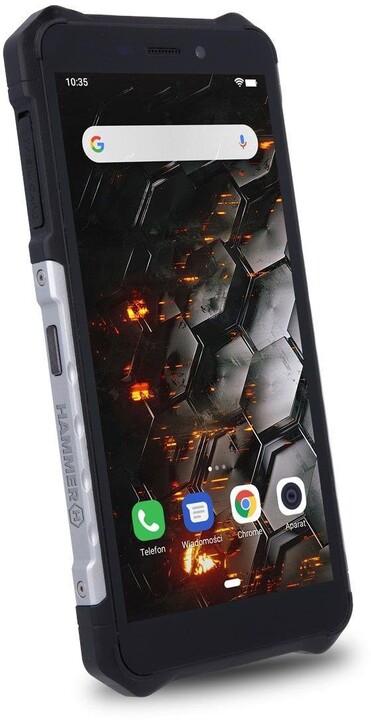 Celular myPhone HAMMER Iron 3 LTE, 3GB/32GB, i argjendë