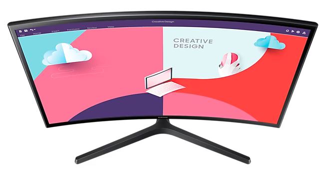 Monitor Samsung S366C, 27", VA, FHD, i zi