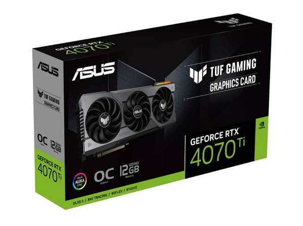 Kartë grafike ASUS TUF Gaming NVIDIA GeForce RTX 4070 Ti, OC, 12 GB GDDR6X