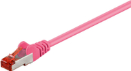 Мрежен кабел Microconnect SSTP610PI, CAT6 S/FTP, 10 m, розов