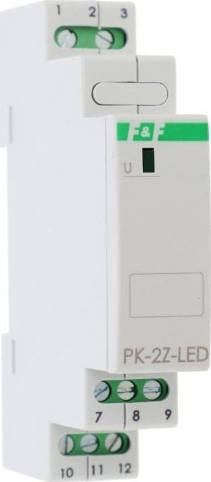 Relé elektromagnetike F&amp;F PK-2Z-LED-24, tregues LED, 24V
