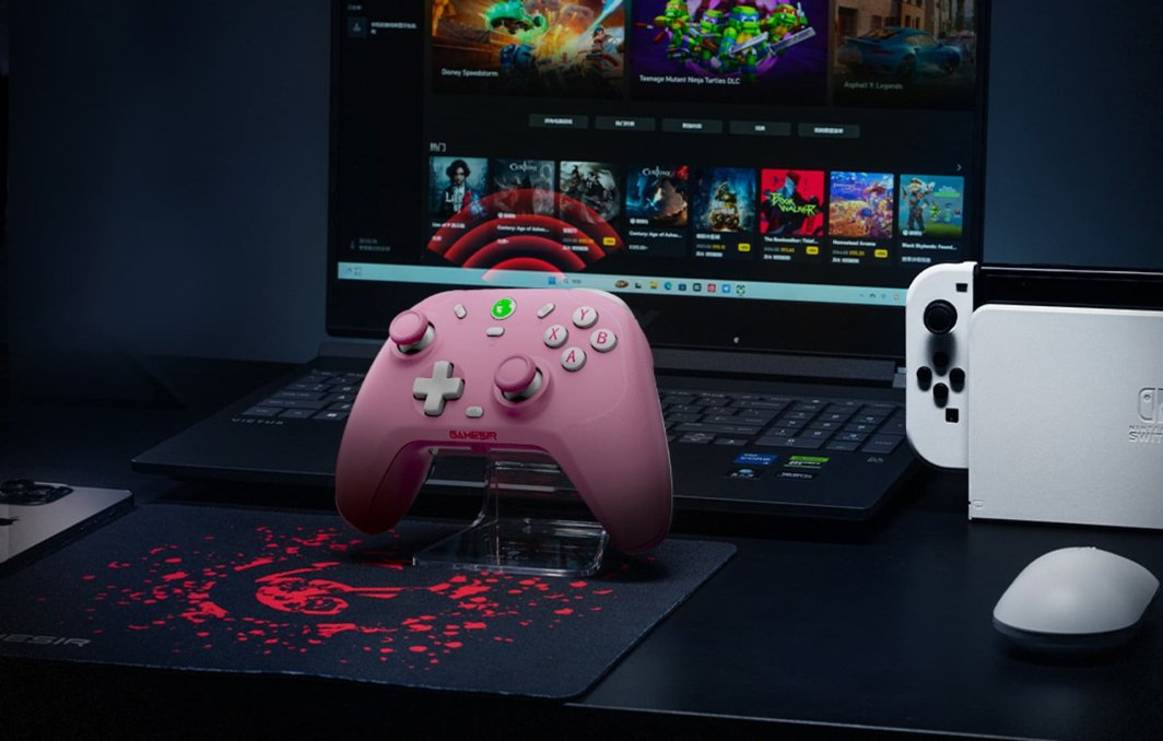 Kontroller GameSir T4 Cyclone Pro, wireless, rozë