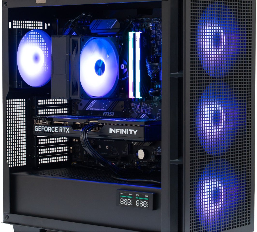 Kompjuter gaming Game X G300, Core i5-12400F, 16GB RAM, 1TB SSD, i zi