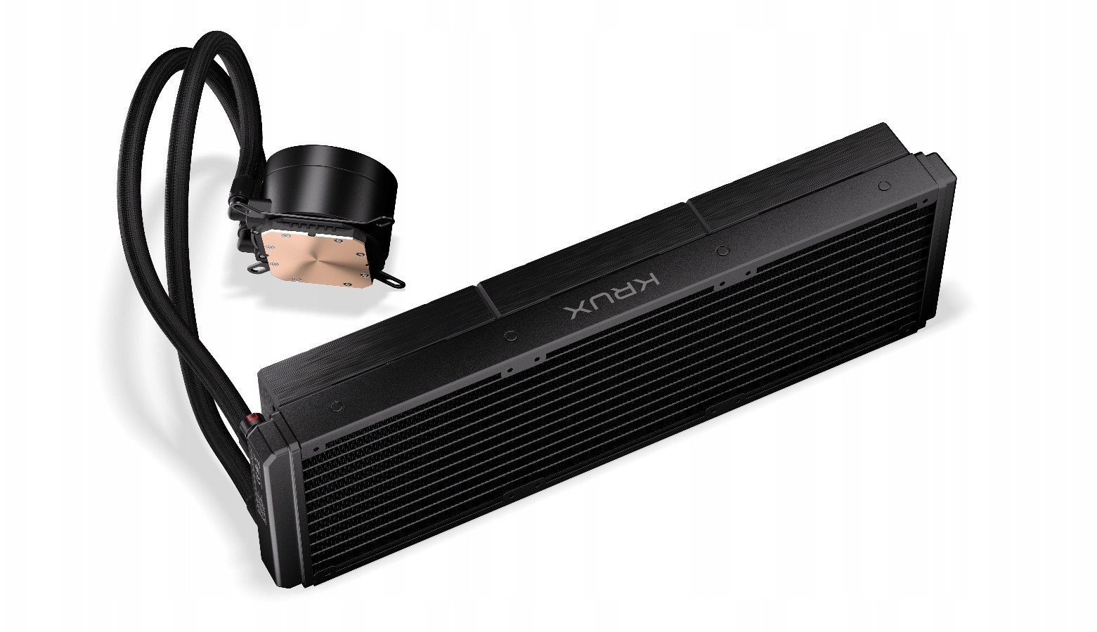 Sistem за водено ладење Krux HydroX 360 ARGB, радијатор 360 mm, 3x 120 mm PWM, црн