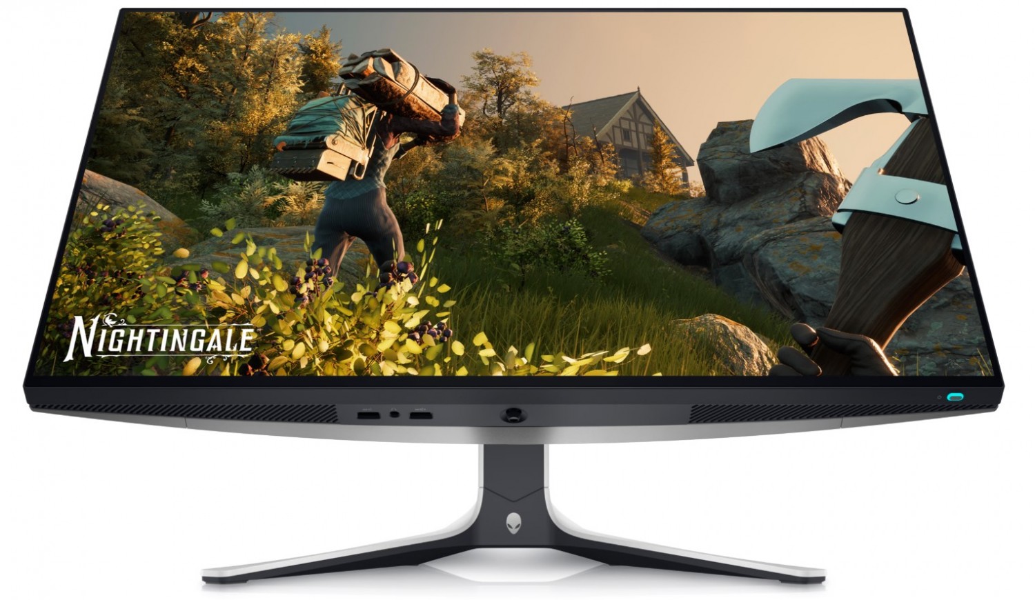 Monitor Dell Alienware AW2723DF, 27", 240Hz, 2560 x 1440, i zi/ bardhë