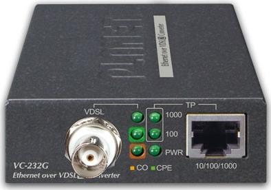 Konvertues rrjeti Planet 1 port, 10/100/1000T Ethernet, metalik