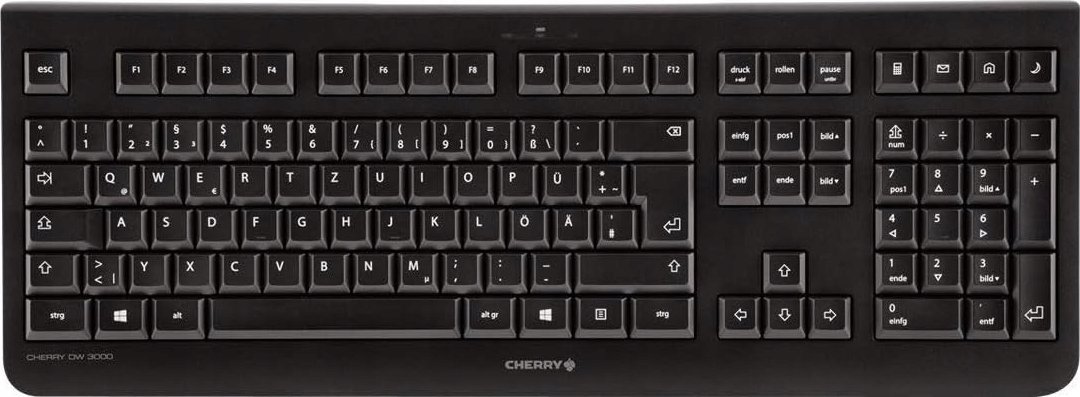 Set tastierë dhe maus Cherry DW 3000, pa tela, optik, i zi
