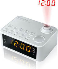 Radio alarm Muse M 178, FM, ekran dixhital, e bardhë