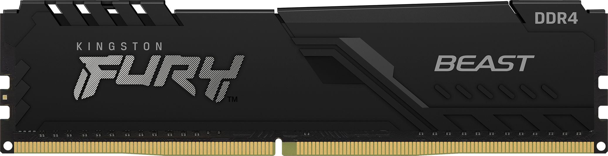 Memorie RAM Kingston FURY Beast, 64GB DDR4, 3200MT/s, kit 4 copë
