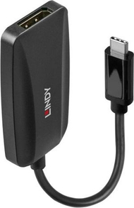 USB адаптер Lindy 43337, USB-C во DisplayPort, 8K, црн