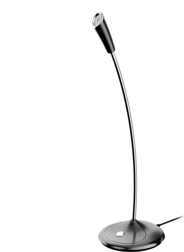 Mikrofon tavoline Platinet, omnidireksional, jack 3.5 mm, i zi