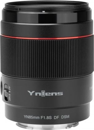 Lensë Yongnuo YN85mm F1.8S DF DSM, 85mm, Sony E Mount, e zezë
