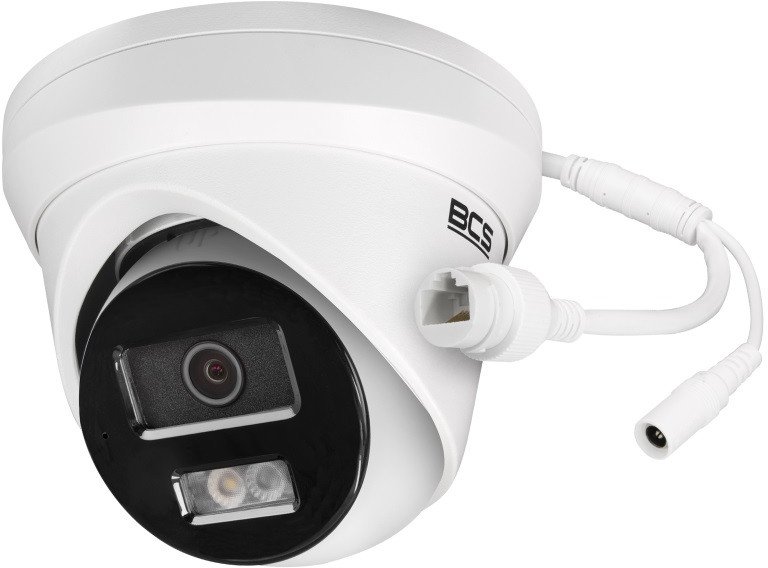 IP куполеста камера BCS V EIP16FSR3L3, 6MP, леќа 2.8mm, бела