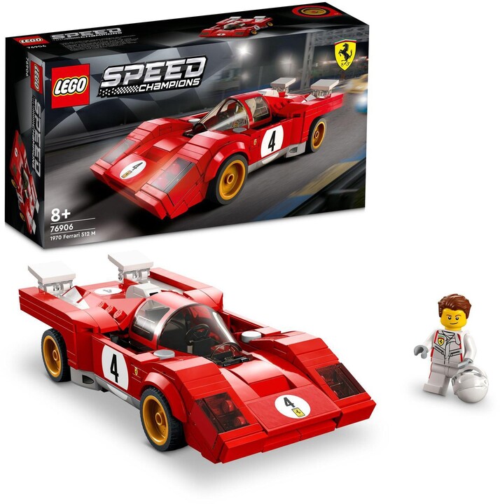 Set LEGO® Speed Champions 76906 1970 Ferrari 512 M, 291 pjesë