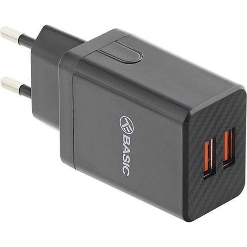 Ngarkues muri Dual USB Tellur HC204, 2 porta, i bardhë