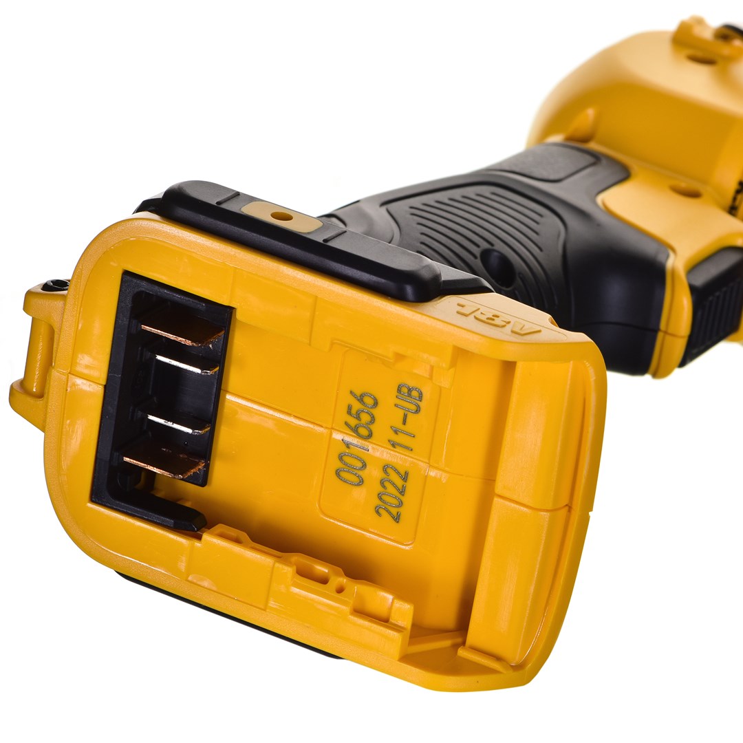 Dritë pune LED Dewalt DCL040, portative, me bateri, e verdhë