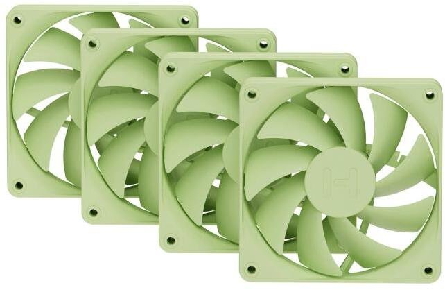 Ventilator PC HYTE FA12, 120mm PWM, set 4 copë, Macha Milk