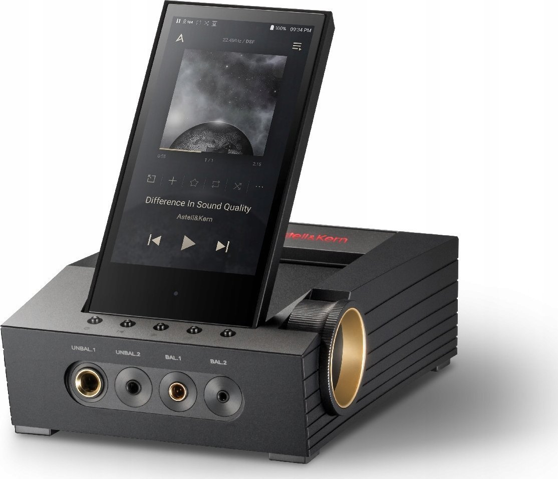 Përforcues kufjesh Astell&amp;Kern ACRO CA1000T, Triple Amp, 11 orë bateri, i zi