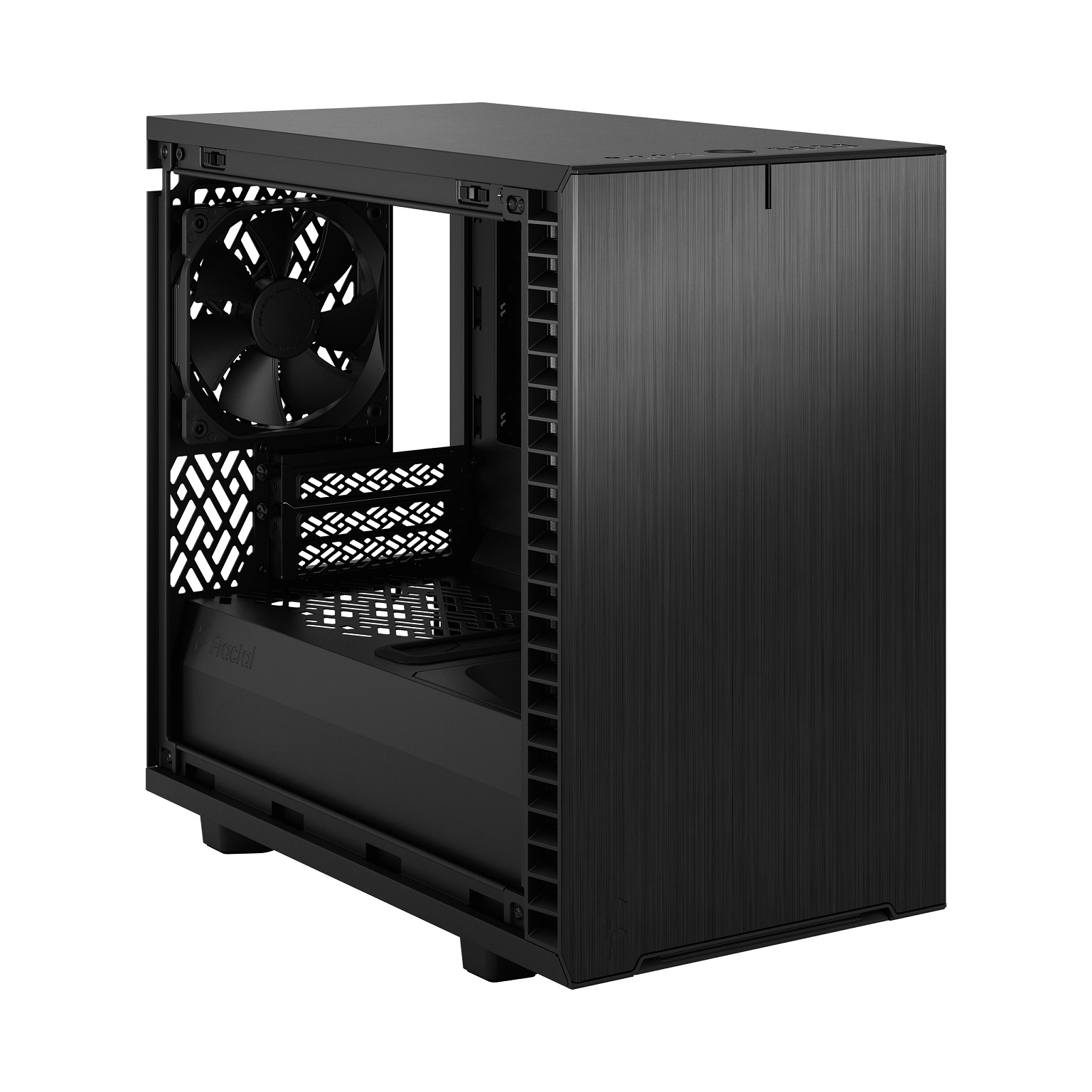 Kasë Fractal Design Define 7 Nano Black Solid, Mini ITX, e zezë