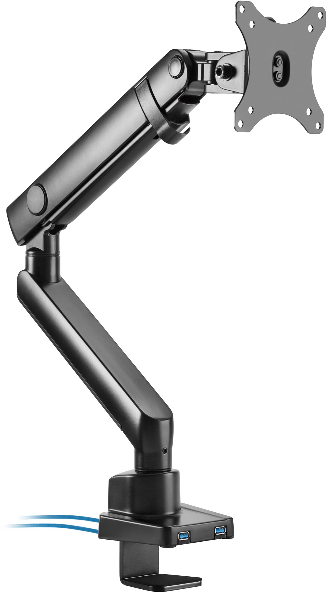 Krah monitori AlzaErgo ErgoArm S65B Essential, 17"-32", me USB, i zi