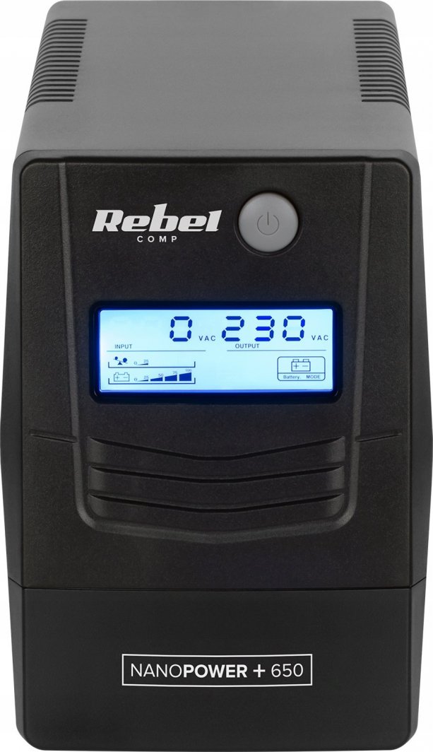 UPS Rebel Nanopower Plus 650, 650VA 360W, LCD USB, i zi