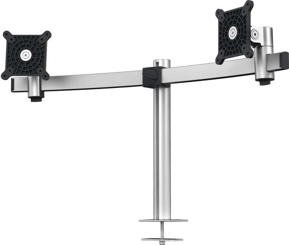 Mbajtës tavoline për 2 monitorë Durable Pro 508623, 21"-27", deri 8kg, argjendtë